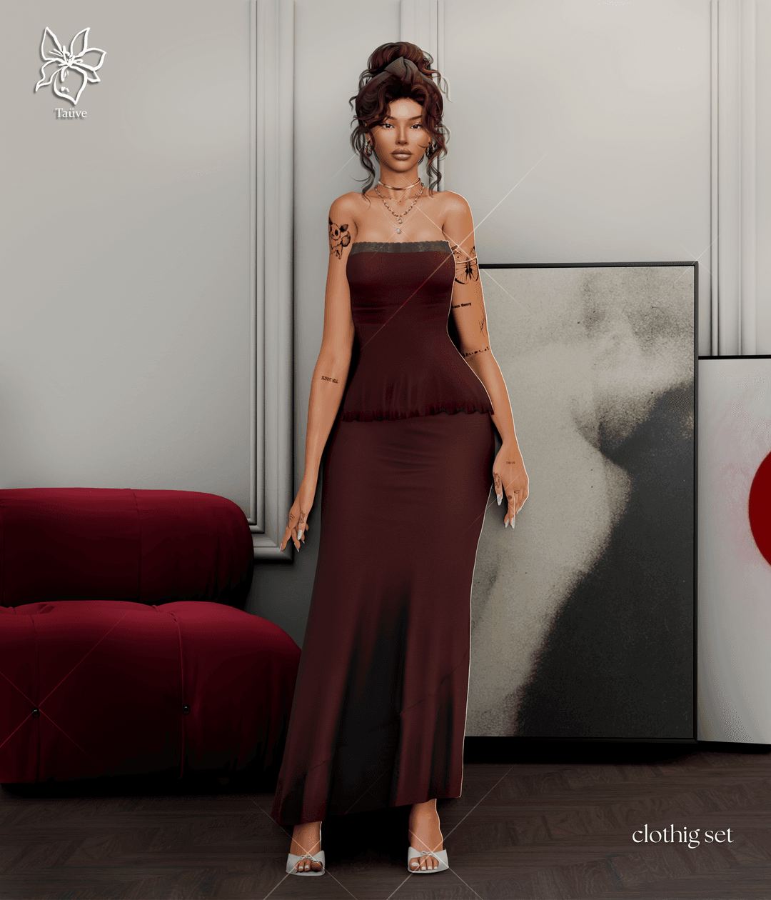 Галерея мода Сет одежды Dustbound Set #1